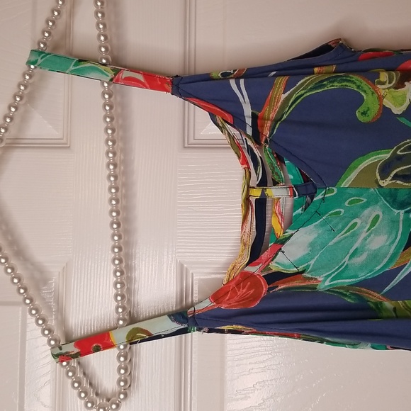 Ivy Street Multicolored Sleeveless Spaghetti Strap Jumpsuit - Picture 11 of 16